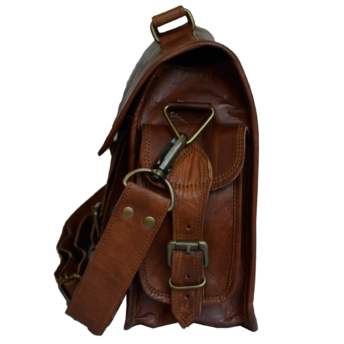 Vintage Genuine  Leather Briefcase Camera Lens DSLR Sony Canon Nikon Bag
